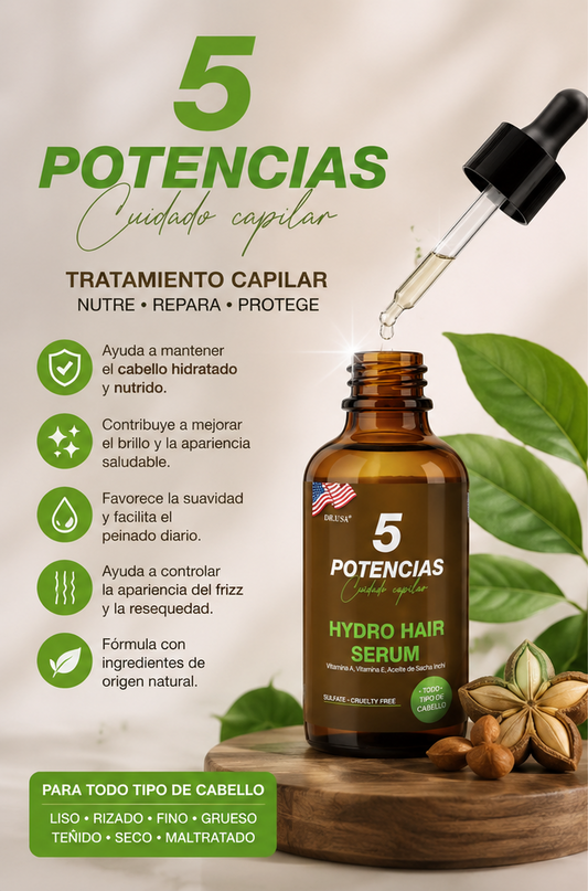 Serum 5 Potencias Antica Caida Cabello